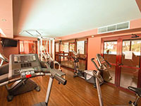 Indoor gym at Menara Beach